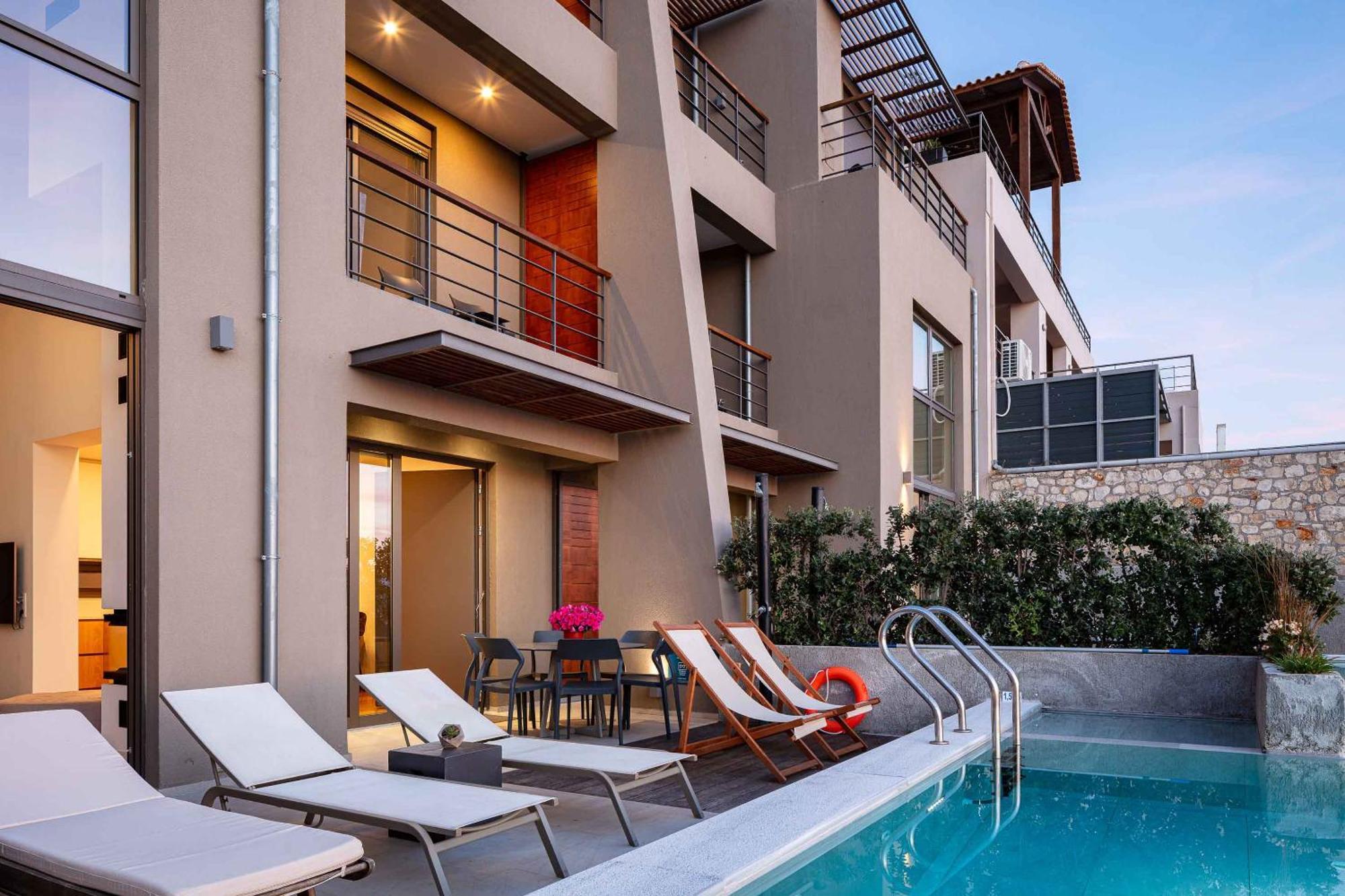 Omnia Luxury Villas La Canea Exterior foto