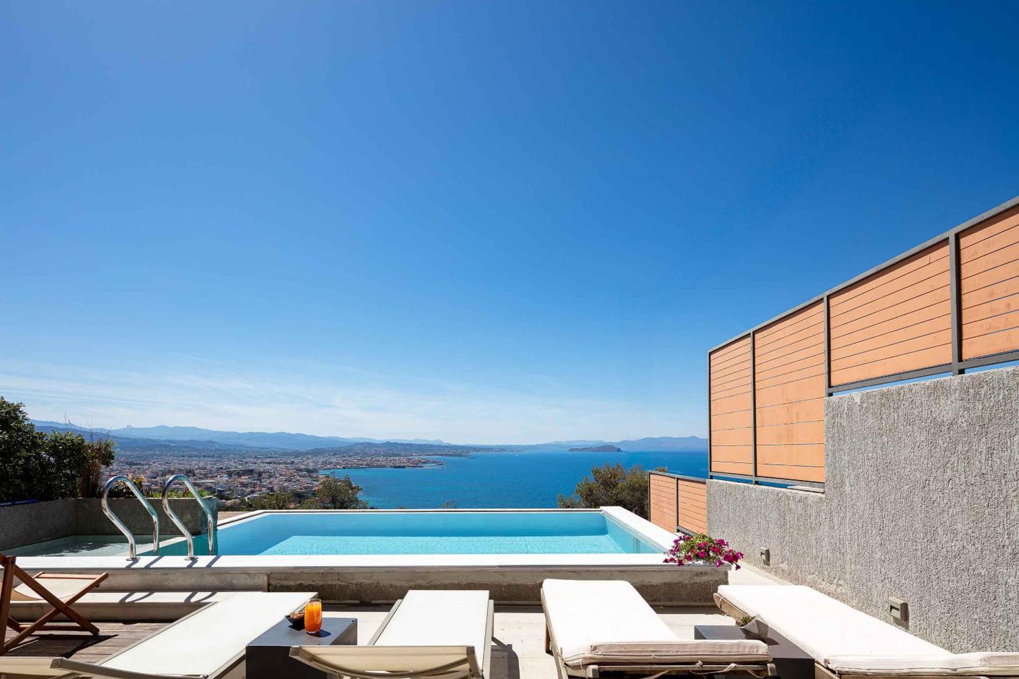 Omnia Luxury Villas La Canea Habitación foto